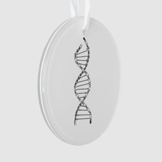 Funny DNA Cycling Bicycle Chain Mountain Bike Love Ornament (voorkant)