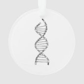 Funny DNA Cycling Bicycle Chain Mountain Bike Love Ornament (achterkant)