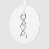 Funny DNA Cycling Bicycle Chain Mountain Bike Love Ornament (voorkant)