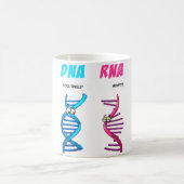 Funny DNA RNA Design Mannen Women Biology Genetics Koffiemok (Center)