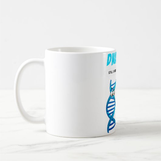 Funny DNA RNA Design Mannen Women Biology Genetics Koffiemok (Links)