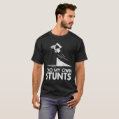 Funny Do My Own Stunts Golf Cart Driver Golfing Lo T-shirt (Voorkant volledig)
