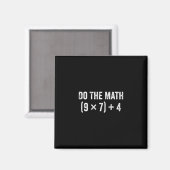 Funny Do The Math 67 Meme  Magneet (Voorkant / Achterkant)