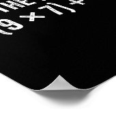 Funny Do The Math 67 Meme  Poster (Hoek)