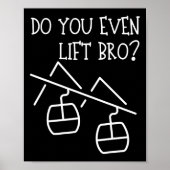 Funny Do You Even Lift Poster (Voorkant)