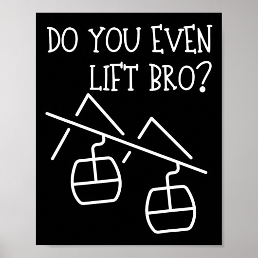 Funny Do You Even Lift  Poster (Voorkant)