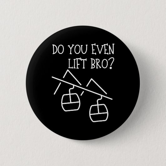 Funny Do You Even Lift Ronde Button 5,7 Cm (Voorkant)