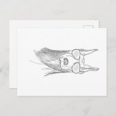 Funny Doberman Dog met zonnebril Feestdagenkaart (Voorkant / Achterkant)