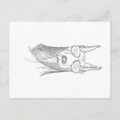 Funny Doberman Dog met zonnebril Feestdagenkaart (Voorkant)