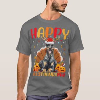 Funny Doberman Hondenliefhebber Happy Doberman Hel T-shirt