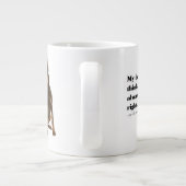 Funny Doberman tegen Wife Jumbo Mok (Achterkant)