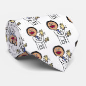 Funny Doctor Cartoon Stropdas (Opgerold)