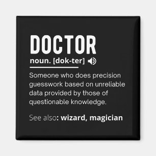 Funny Doctor Definition Magneet