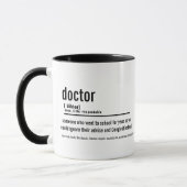 Funny Doctor Definition Mug - Custom Coffee Cup Mok (Links)