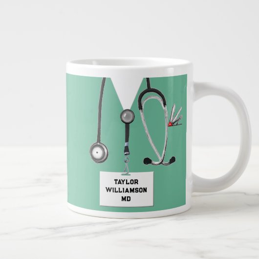 Funny Doctor Gift Grote Koffiekop (Rechts)