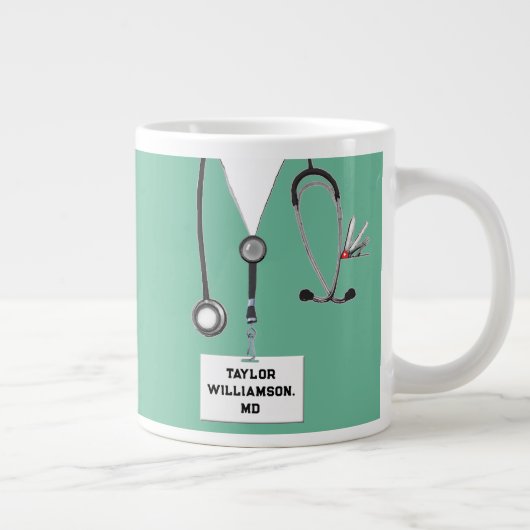 Funny Doctor Gift Grote Koffiekop (Rechts)