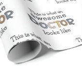 Funny Doctor Gifts | Geweldige arts Cadeaupapier (Rol Hoek)