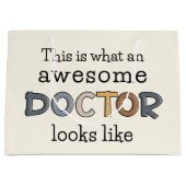 Funny Doctor Gifts | Geweldige arts Groot Cadeauzakje (Voorkant)