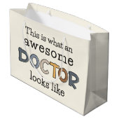 Funny Doctor Gifts | Geweldige arts Groot Cadeauzakje (Achterkant Gekanteld)