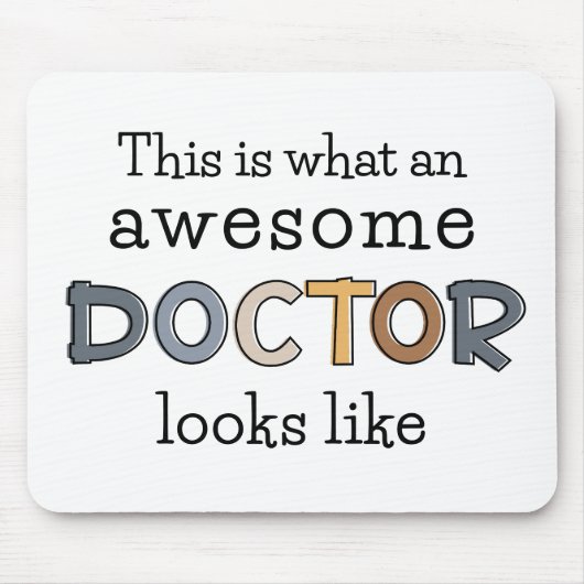 Funny Doctor Gifts | Geweldige arts Muismat (Voorkant)