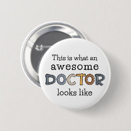 Funny Doctor Gifts | Geweldige arts Ronde Button 5,7 Cm