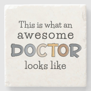 Funny Doctor Gifts Geweldige arts Stenen Onderzetter