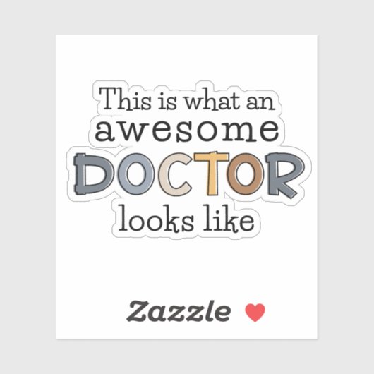 Funny Doctor Gifts | Geweldige arts Sticker (Vel)