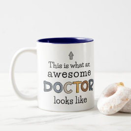 Funny Doctor Gifts | Geweldige arts Tweekleurige Koffiemok