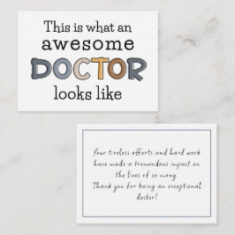 Funny Doctor Gifts | Geweldige waardering door de  Notitiekaartje