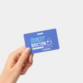 Funny Doctor Loading Bar Medical Future Doctor Badge (Handheld)