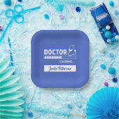 Funny Doctor Loading Bar Medical Future Doctor Papieren Bordje (Feest)