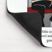 Funny Doctor/Medische Humor Mousepad Muismat (Hoek)