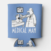 Funny Doctor met Stethoscoop controlefunctie Blikjeskoeler (Voorkant)