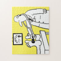 Funny Doctor met Stethoscoop