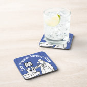 Funny Doctor met Stethoscoop Onderzetter (Rechterzijde)