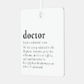 Funny Doctor Metalen Ornament (Voorkant links)