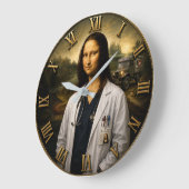 Funny Doctor Mona Lisa Grote Klok (Hoek)
