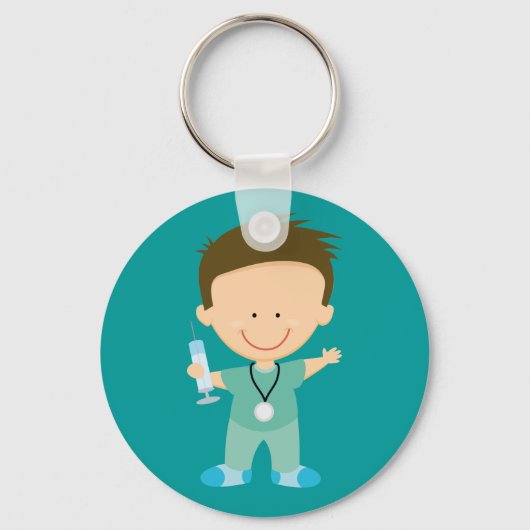 Funny Doctor of Intern Gift Sleutelhanger (Voorkant)