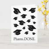 Funny Doctor of Pharmacy (PharmD) Afstuderen Kaart (Gele Bloem)