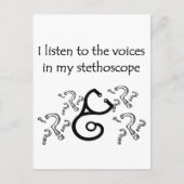 Funny Doctor of verpleegsters T-shirts en geschenk Briefkaart (Voorkant)