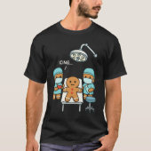 Funny Doctor Surgery Gingerbread Christmas T-shirt (Voorkant)
