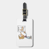 Funny Doctor Teaching Foot Anatomy Bagagelabel (Voorkant verticaal)