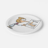 Funny Doctor Teaching Foot Anatomy Papieren Bordje (Gekanteld)