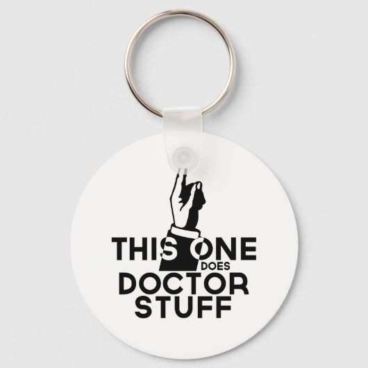 Funny Doctor Vintage - Arts deze Sleutelhanger (Voorkant)