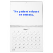 Funny DoctorChart Fubs Kalender (Mar 2026)