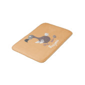 Funny dodo bird cartoon illustratie badmat (Gekanteld)