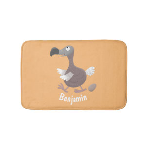 Funny dodo bird cartoon illustratie badmat