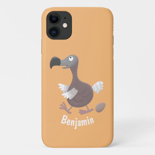Funny dodo bird cartoon illustratie Case-Mate iPhone case (Achterkant)