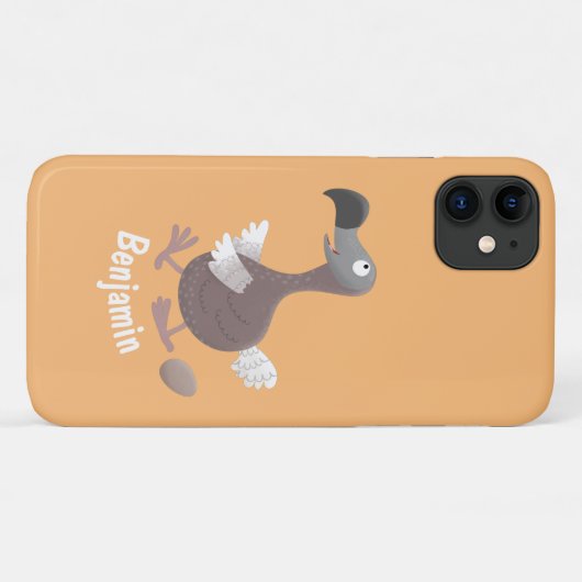 Funny dodo bird cartoon illustratie Case-Mate iPhone case (Achterkant (horizontaal))