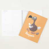 Funny dodo bird cartoon illustratie planner (Display)